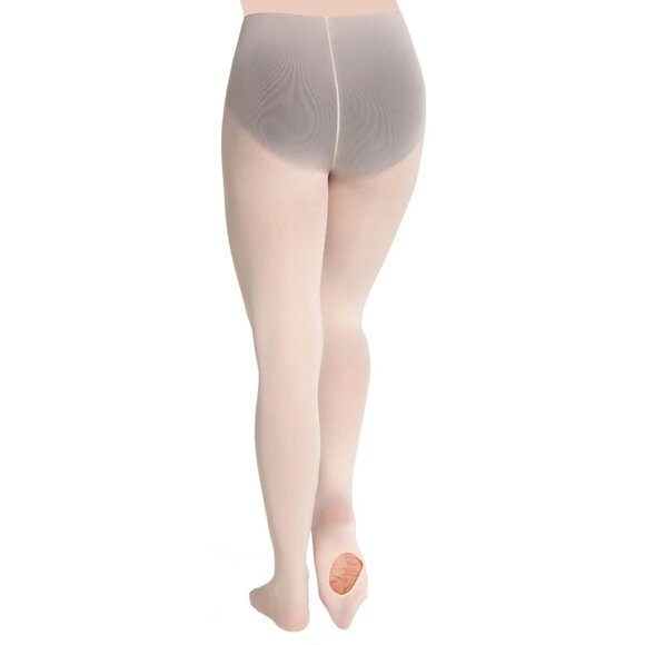 Lot of 3 Capezio Transition Tights S/M #1816 Ballet Pink - Picture 2 of 5